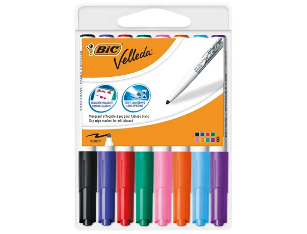 BIC Marqueur pour tableau blanc Velleda 1741, pointe ogive, — Fournitures — vue 3