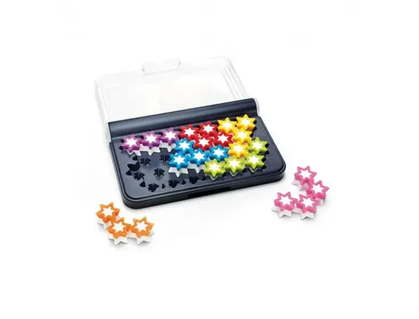 Jeu Interdacta Iq Stars 1 Boite Rangement + 7 Pcs Jeu Coloris Et Formes Assortis + 1 Livret 120 Defis — Matériel &… — vue 4