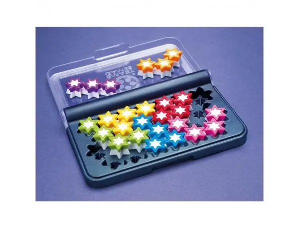 Jeu Interdacta Iq Stars 1 Boite Rangement + 7 Pcs Jeu Coloris Et Formes Assortis + 1 Livret 120 Defis — Matériel &… — vue 5