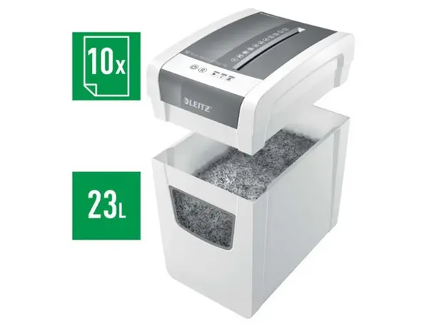 LEITZ Destructeur de documents IQ Home Office Slim — Informatique & bureautique — vue 3
